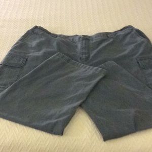 Men’s LL Bean Faded Blue 46/29 Cargo Slacks